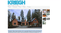 Desktop Screenshot of kriegharchitects.com